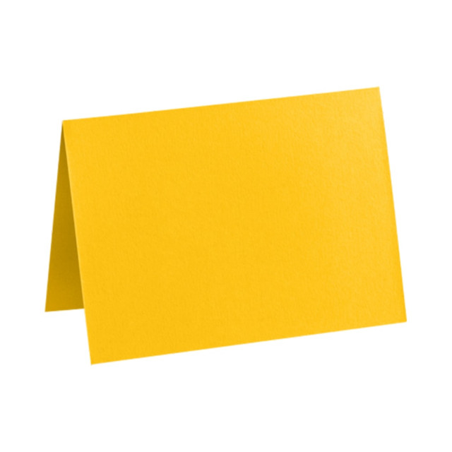 ACTION ENVELOPE LUX EX5030-12-50  Folded Cards, A6, 4 5/8in x 6 1/4in, Sunflower Yellow, Pack Of 50