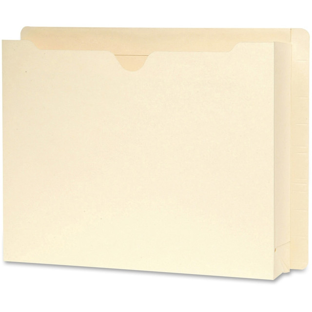 SMEAD MFG CO 76910 Smead End-Tab Expansion File Jackets, Letter Size, 2in Expansion, Manila, Box Of 25