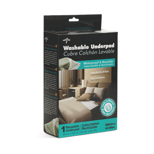 MEDLINE INDUSTRIES, INC. MSC455044R Medline Reusable Underpads, 30in x 34in, Tan, Case Of 6 MEDLINE INDUSTRIES, INC. MSC455044R Medline Reusable Underpads, 30in x 34in, Tan, Case Of 6