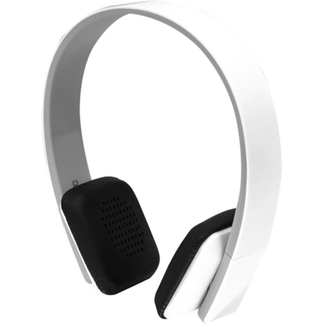 ALURATEK, INC. Aluratek ABH04F  ABH04F Bluetooth Wireless Over-The-Ear Stereo Headphones, White