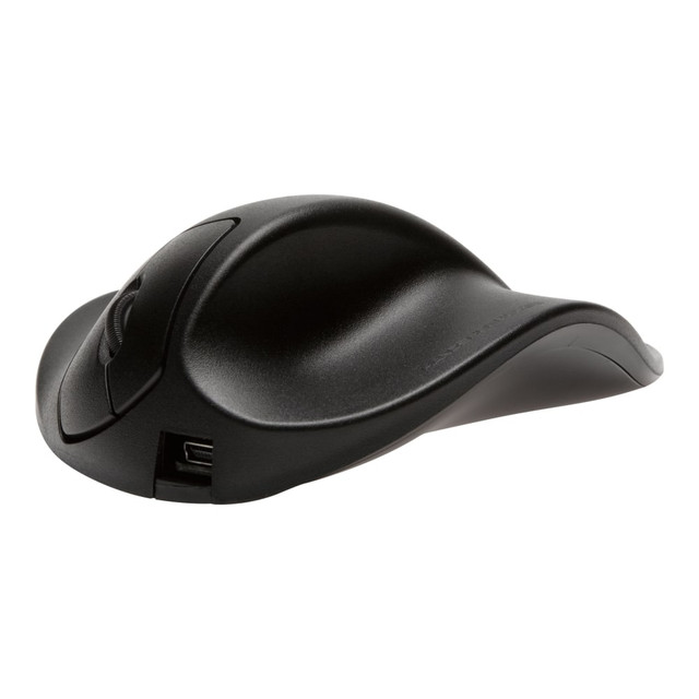 EVOLUENT L2UB-LC Hippus HandShoeMouse Right Large - Mouse - right-handed - laser - 3 buttons - wireless - USB wireless receiver - black