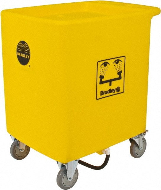 Bradley S19-399 56 Gallon Eye Wash Station Waste Cart