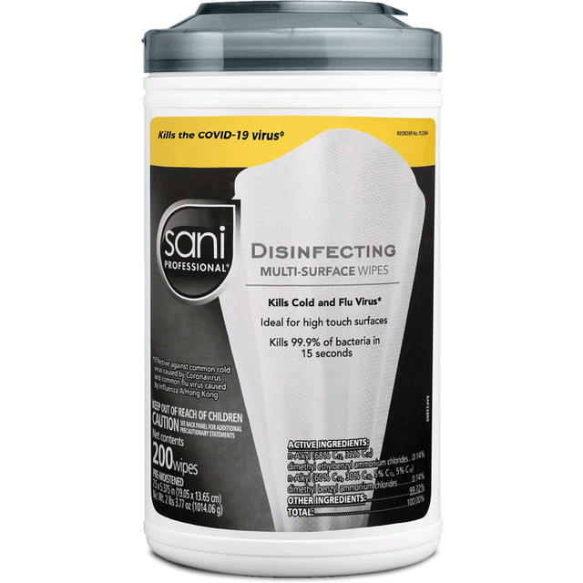 PDI Healthcare Sani Professional P22884 Sani Professional Disinfecting Multi-Surface Wipes