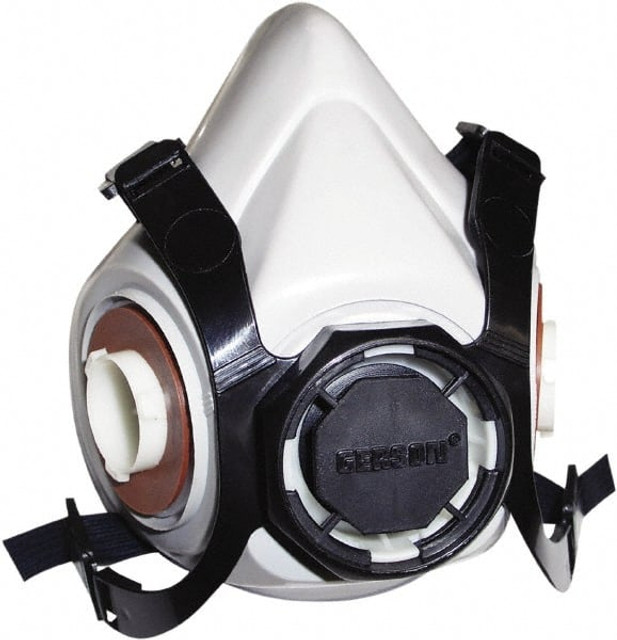 Gerson 879250 Full Face Respirator: Silicone, Medium