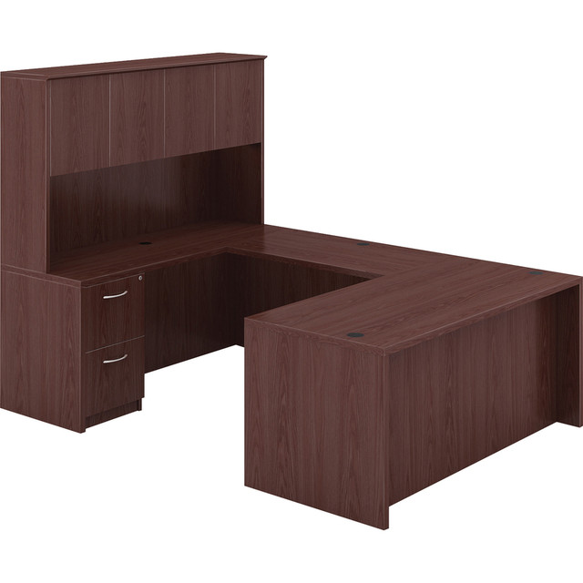 Lorell 69384 Lorell Essentials Series Stack-on Hutch with Doors Lorell 69384 Lorell Essentials Series Stack-on Hutch with Doors