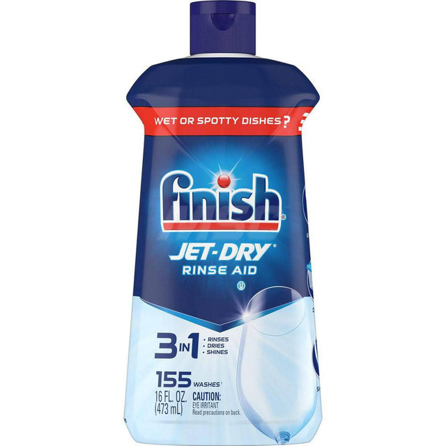 Finish RAC78826 Dish Detergent; Form: Liquid ; Container Type: Bottle ; Container Size (oz.): 16.00 ; Scent: Unscented ; For Use With: Jet-Dry Rinse Agent