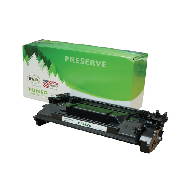 IMAGE PROJECTIONS WEST, INC. IPW Preserve 845-87A-ODP  Remanufactured Black Toner Cartridge Replacement For HP 87A, CF287A, 845-87A-ODP
