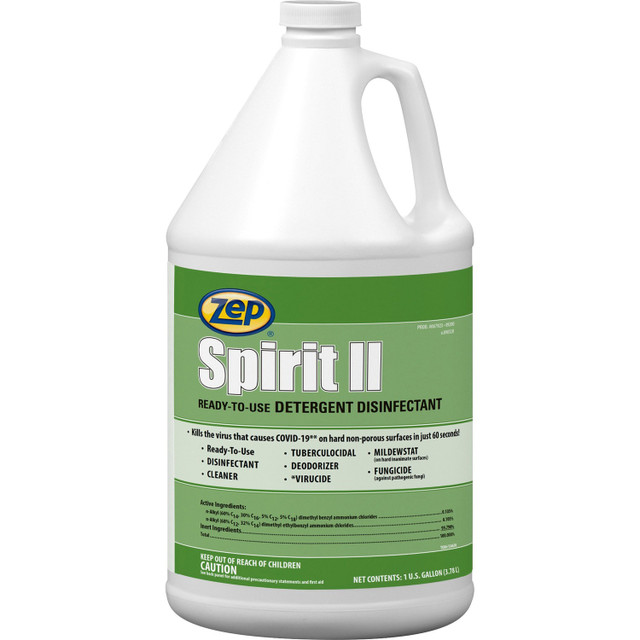 Zep, Inc. Zep 67923 Zep Spirit II Detergent Disinfectant Zep, Inc. Zep 67923 Zep Spirit II Detergent Disinfectant