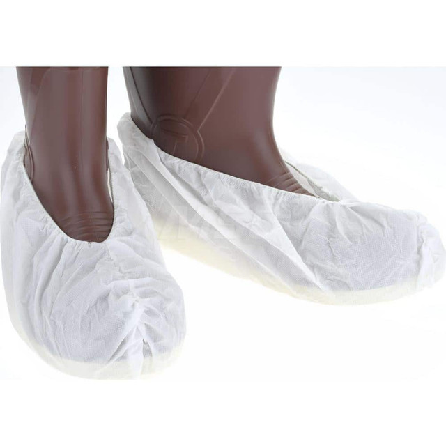 Import 2602W Shoe Cover:  Non Chemical-Resistant,  Polypropylene,  White