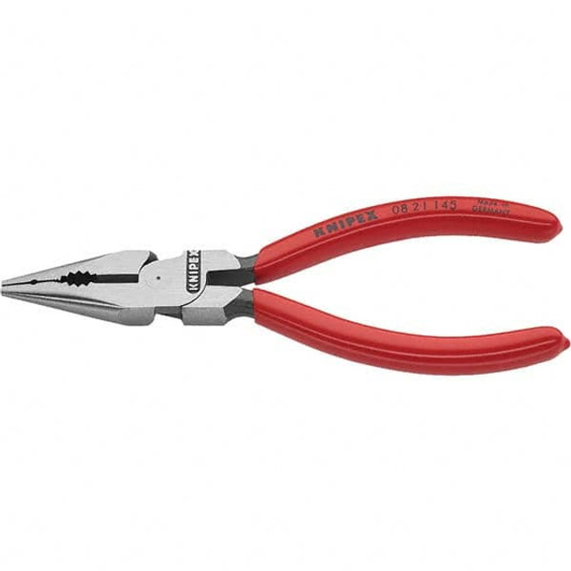 Knipex 08 21 145 SBA Combination Needle Nose Plier: 145 mm OAL, Side Cutter