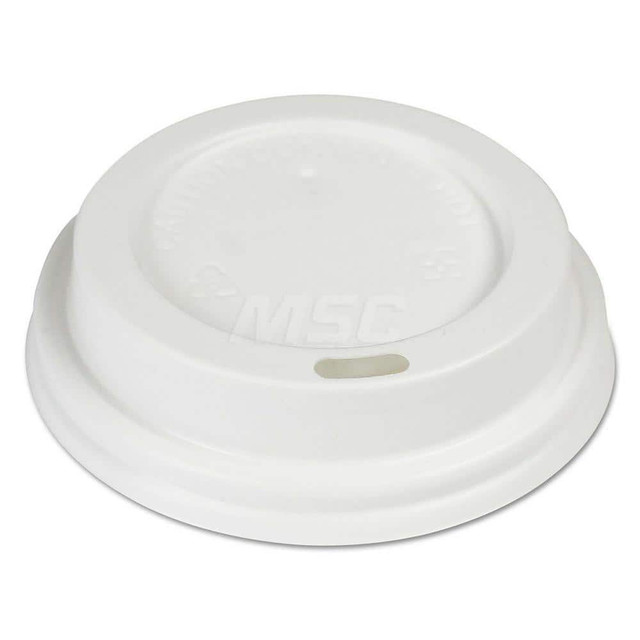 Boardwalk BWKHOTWH8 Cup Lid: Dome, Polystyrene, White