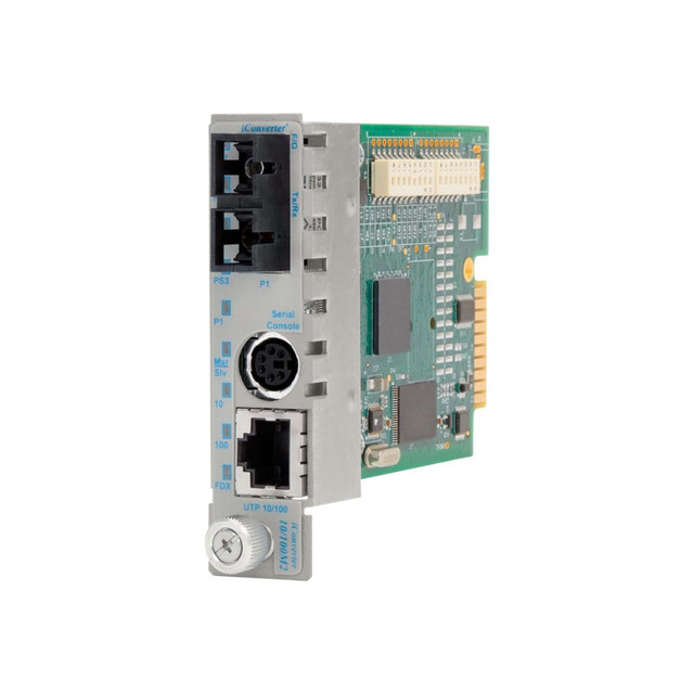 OMNITRON SYSTEMS TECHNOLOGY, INC. 8903N-2W Omnitron iConverter 10/100M2 - Fiber media converter - 100Mb LAN - 10Base-T, 100Base-FX, 100Base-TX - RJ-45 / SC single-mode - up to 37.3 miles - 1310 nm OMNITRON SYSTEMS TECHNOLOGY, INC. 8903N-2W Omnitron iConverter 10/100M2 - Fiber media converter - 100Mb LAN - 10Base-T, 100Base-FX, 100Base-TX - RJ-45 / SC single-mode - up to 37.3 miles - 1310 nm