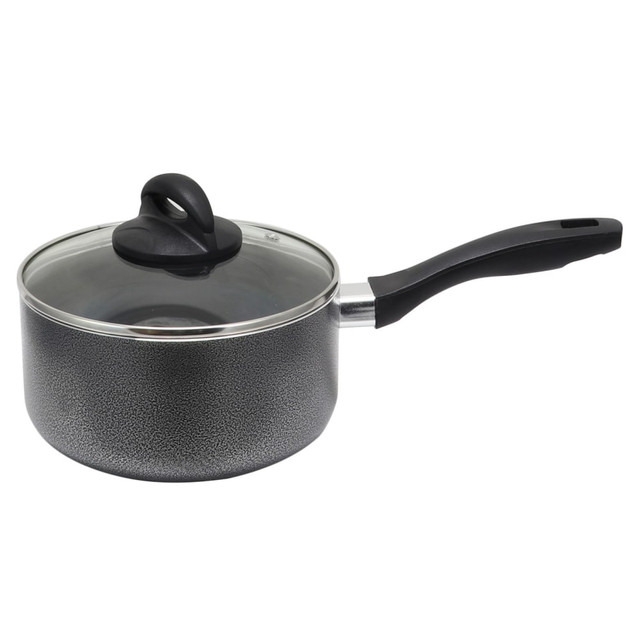 GIBSON OVERSEAS INC. Oster 995105881M  Clairborne 2.5-Quart Aluminum Sauce Pan, Charcoal Gray