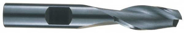 RobbJack NR-204-14 Square End Mill: 7/16'' Dia, 1'' LOC, 7/16'' Shank Dia, 2-3/4'' OAL, 2 Flutes, Solid Carbide