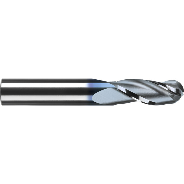 RobbJack B-330-10-C Ball End Mill: 0.3125" Dia, 0.8125" LOC, 3 Flute, Solid Carbide