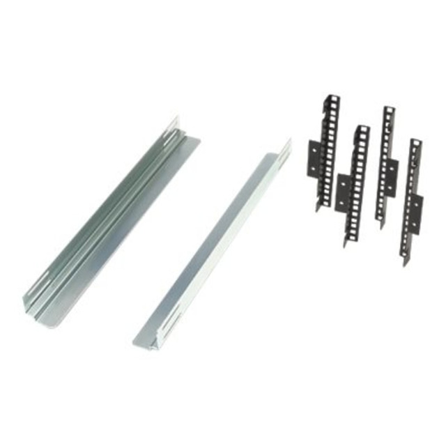Accessories to aid in the installation of rack mount IT equipment and to secure racks into position within an enclosure.
