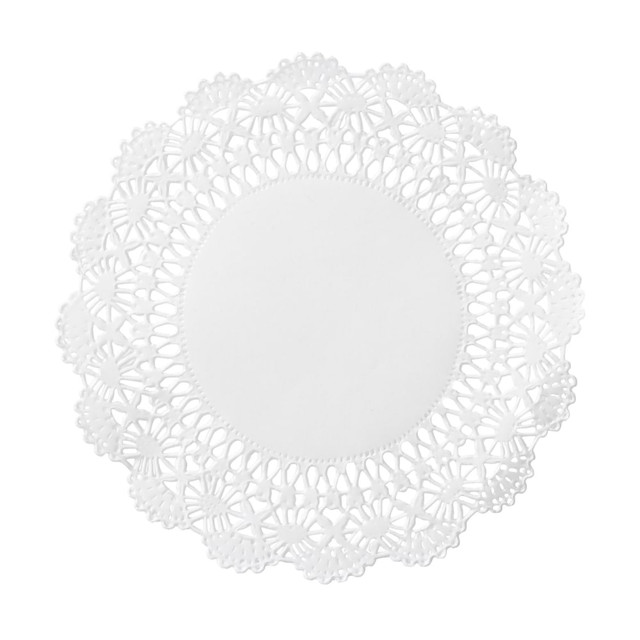 HOFFMASTER GROUP, INC. Hoffmaster 500234  Cambridge Lace Doilies, 5in, White, Case Of 1,000 Doilies