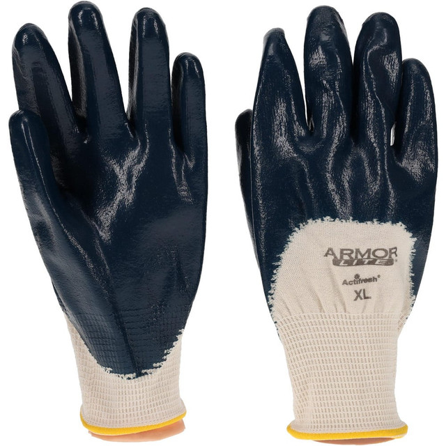 PRO-SAFE 56-3170/XL General Purpose Work Gloves: X-Large, Nitrile Coated, Cotton