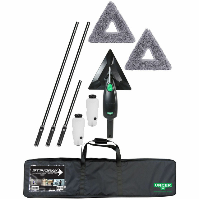 Unger Industrial, LLC Unger SRKB7 Unger Stingray Refillable Microfiber Cleaning Kit Unger Industrial, LLC Unger SRKB7 Unger Stingray Refillable Microfiber Cleaning Kit