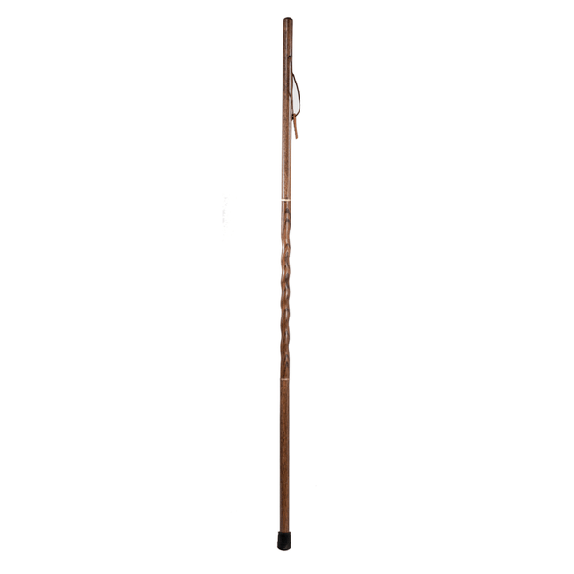 BRAZOS WALKING STICKS 602-3000-1324  Travelers Collapsible Twisted Oak Walking Stick, 55in, Brown