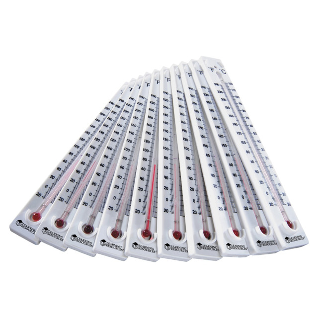 LEARNING RESOURCES, INC. LER2415 Learning Resources Boiling Point Thermometers, Pack Of 10 LEARNING RESOURCES, INC. LER2415 Learning Resources Boiling Point Thermometers, Pack Of 10