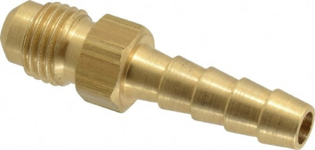 Dixon Valve & Coupling 1420407C Barbed Hose Fitting: 7/16" x 1/4" ID Hose, Male Connector