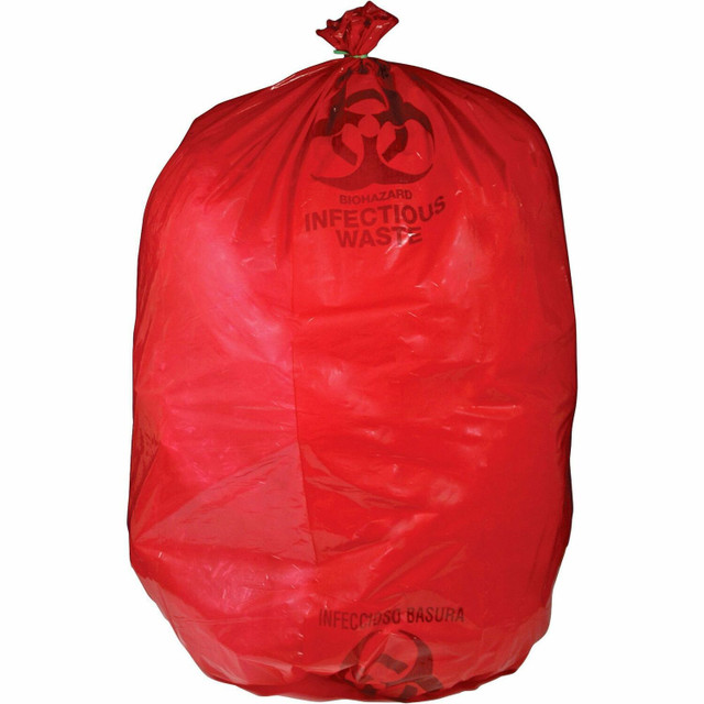 Medical Action Industries Inc. Medegen RIWB142143 Medegen MHMS Red Biohazard Infectious Waste Bags