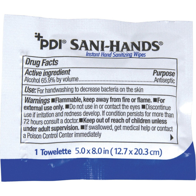PDI Healthcare PDI D43600 PDI Sani-Hands Instant Hand Sanitizing Wipes