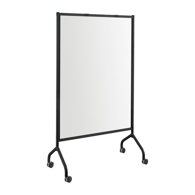 SAFCO PRODUCTS CO Safco 8511BL  Impromptu Full Magnetic Dry-Erase Whiteboard Screen, 42in x 72in, Steel Frame With Black Finish