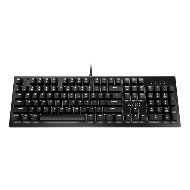 AZIO CORPORATION MK-HUE-BK Azio MK HUE USB Keyboard, Black, MK-HUE-BK