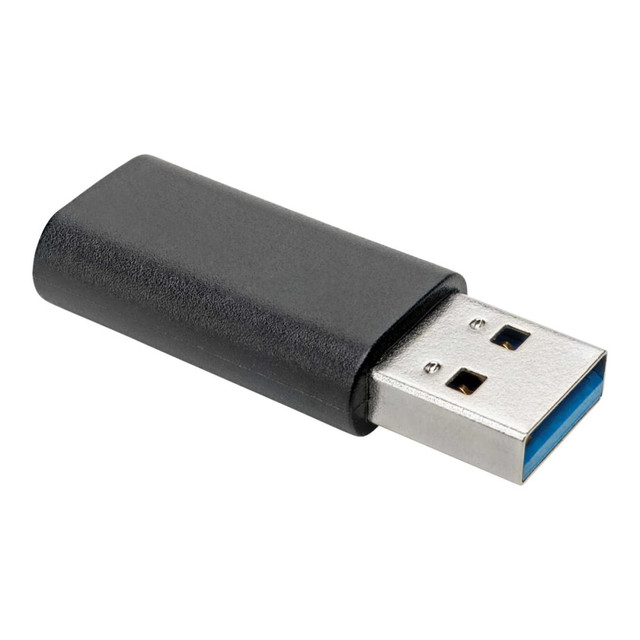 TRIPP LITE U329-000-10G  USB-C to USB-A Adapter (F/M), USB 3.2 Gen 2 (10 Gbps) - USB adapter - 24 pin USB-C (F) to USB Type A (M) - USB 3.2 Gen 2 / Thunderbolt 3 - 0.9 A - up to 10 Gbps data transfer rate - black
