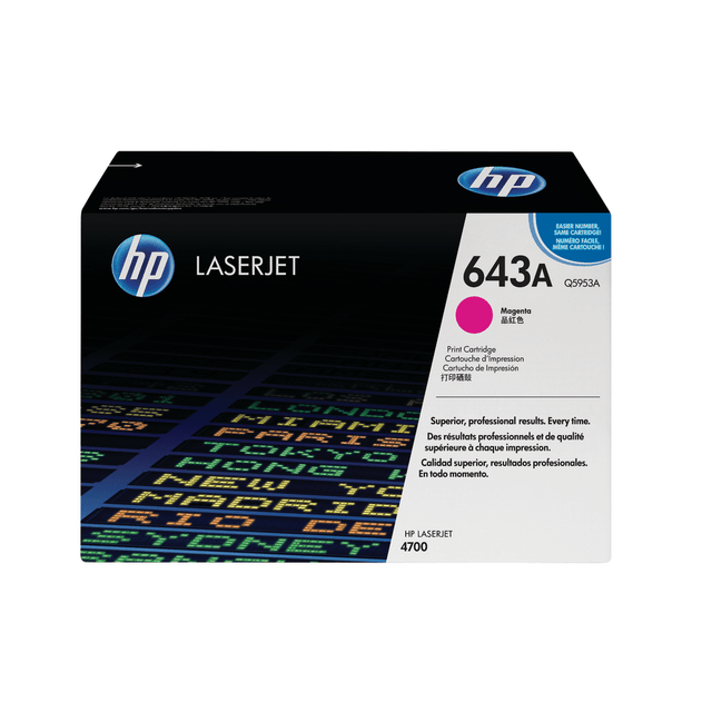 HP INC. Q5953A HP 643A Magenta Toner Cartridge, Q5953A