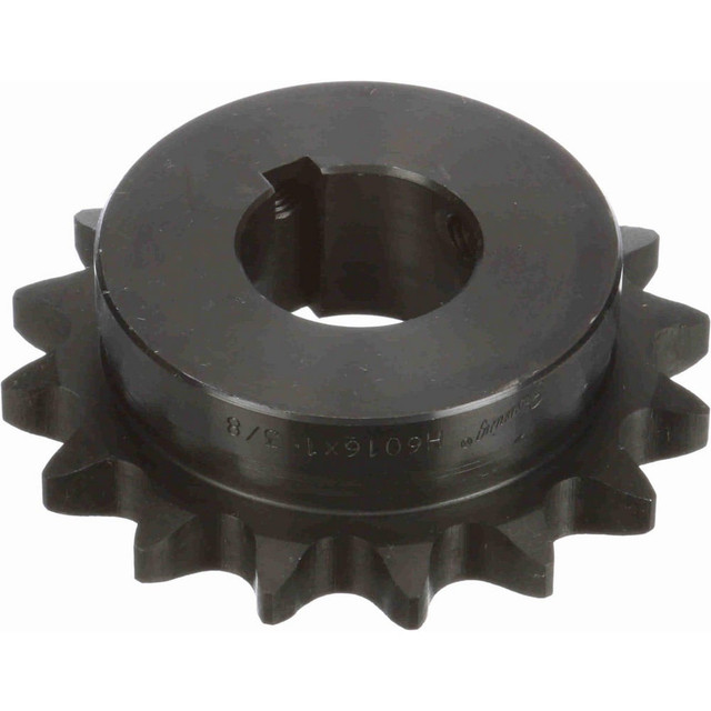 Browning 1882166 Finished Bore Sprocket: 16 Teeth, 3/4" Pitch, 1-3/8" Bore Dia, 3.0625" Hub Dia