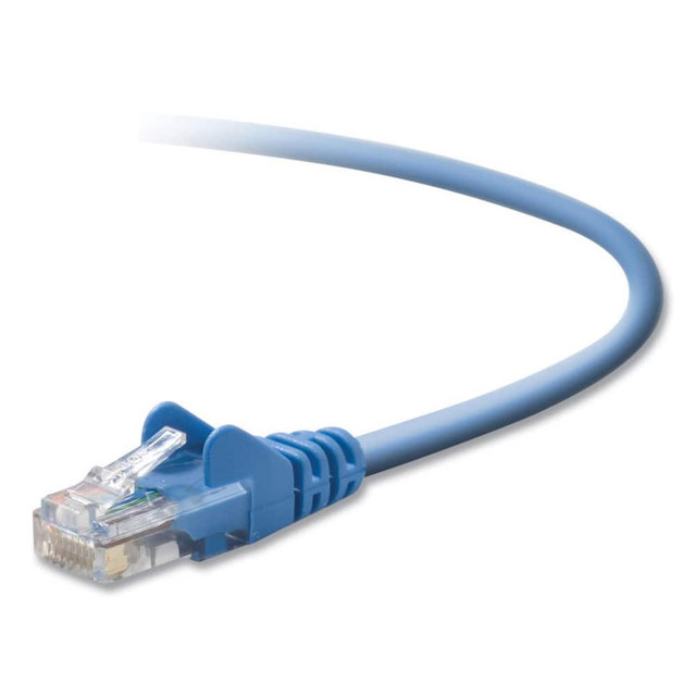 Belkin BLKA3L79115BLUS Computer Cable; Cable Type: Computer Cable ; Connection Type: Two RJ45 Male; Hardware in 100 Base-T and Gigabit Ethernet Networks ; Overall Length: 15.00 ; Gender: Male ; Color: Blue ; Gauge: 24