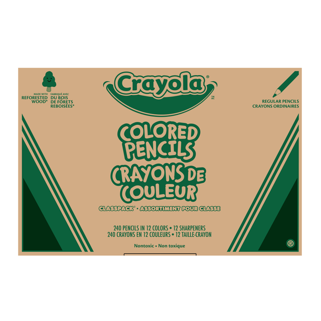 CRAYOLA LLC Crayola 68-8024  Classpack Color Pencils, Set Of 240