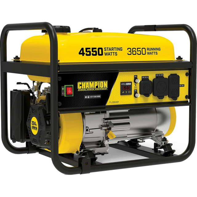 Champion Power Equipment 200969 Portable Power Generator: Gasoline, 3,650W, 14 h, Recoil