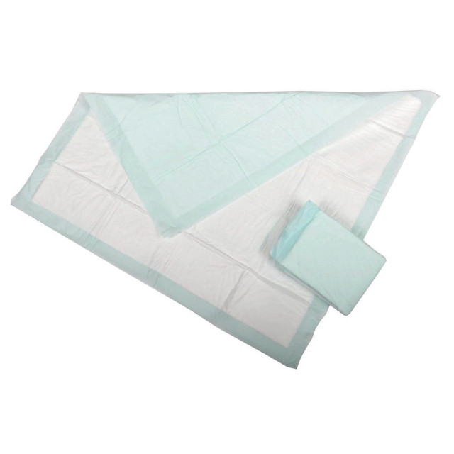 MEDLINE INDUSTRIES, INC. MSC282070LB Protection Plus Polymer Disposable Underpads, 36in x 36in, Green, 5 Per Bag, Case Of 10 Bags MEDLINE INDUSTRIES, INC. MSC282070LB Protection Plus Polymer Disposable Underpads, 36in x 36in, Green, 5 Per Bag, Case Of 10 Bags