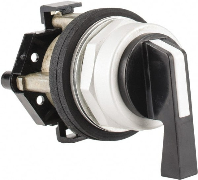 Eaton Cutler-Hammer HT8JPH3A Selector Switch Only: 2 Positions, Maintained (MA) - Momentary (MO), Black Lever