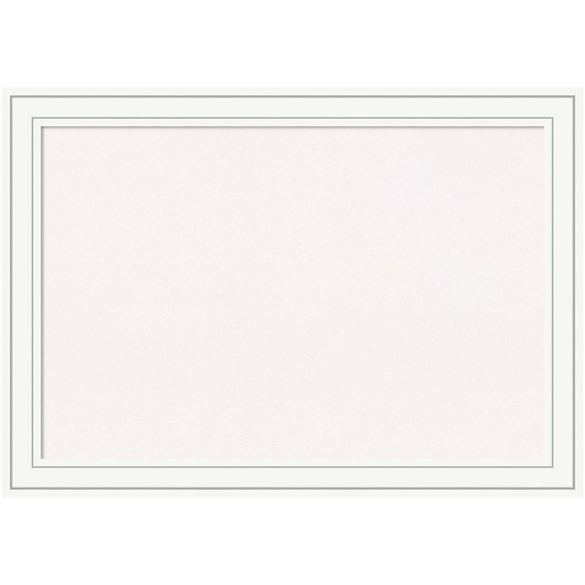 UNIEK INC. A42703994527 Amanti Art Cork Bulletin Board, 41in x 29in, White, Craftsman White Wood Frame