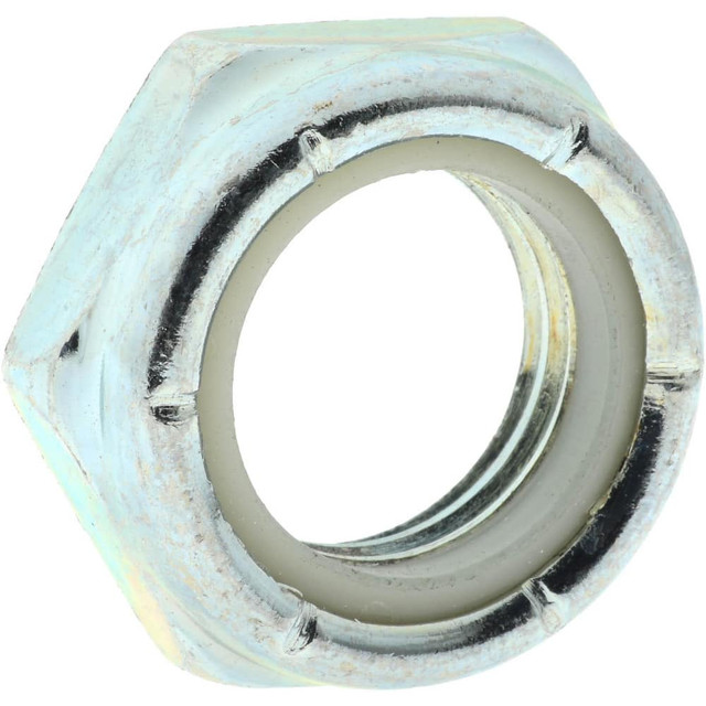 Value Collection B52001658 Hex Lock Nut: Insert, Nylon Insert, 7/8-9, Grade 2 Steel, Zinc-Plated