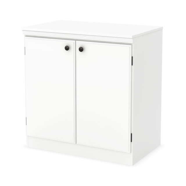 SOUTH SHORE IND LTD 7260722 South Shore Morgan 2-Door Storage Cabinet, Pure White