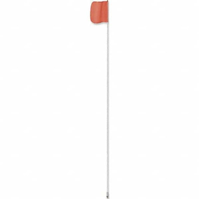 Checkers FS6X-O Marking Flags; Type: Warning Whip Flag ; Message or Pattern: Reflective X ; Color: Orange; Silver ; Color: Orange; Silver ; Overall Height (Inch): 72 ; Overall Height (Feet): 6.00