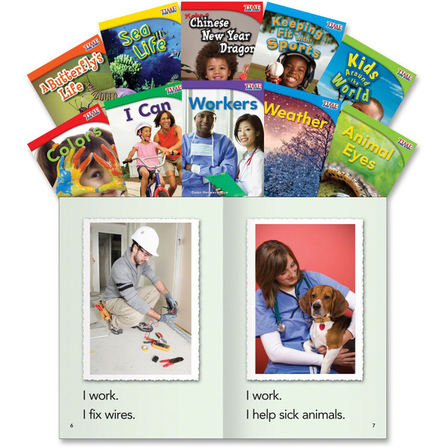 Shell Education 16097 Shell Education TFK Emergent 1st-Grade 10-Book Set 2 Printed Book