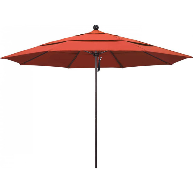 California Umbrella 194061357392 Patio Umbrellas; Fabric Color: Sunset ; Base Included: No ; Fade Resistant: Yes ; Diameter (Feet): 11 ; Canopy Fabric: Solution Dyed Polyester ; Umbrella Diameter (Inch): 132