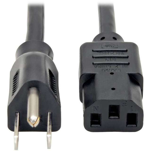 Versatile compatibility. This power cord is universally compatible with PCs that support a power IEC 60320 C13 connection, making it a versatile accessory for a wide range of desktop computers. Its compliance with UL and cUL standards further assures its suitability and safety for use with various electronic devices.  Reliable connectivity. Designed for dependable power supply, the Desktop Computer Power Cord ensures a secure and uninterrupted connection between your PC and its power source. With a robust design featuring an 18 AWG American Wire Gauge, this cable is built to deliver consistent power, enhancing the reliability of your computers operation.  Convenient multipack. The 5-pack configuration of the Desktop Computer Power Cord offers exceptional value, providing multiple replacements or spares for different devices or locations. This pack ensures you always have a backup power cable at hand, whether at home, in the office, or in any workspace.