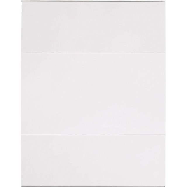 SP RICHARDS 49206 Lorell Cubicle Frame - 1 Each - 8.50in Holding Width x 11in Holding Height - Rectangular Shape - Wall Mountable - Acrylic - Wall, File Cabinet, Locker, Cubicle - Clear