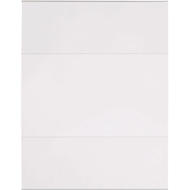 SP RICHARDS Lorell 49206  Cubicle Frame - 1 Each - 8.50in Holding Width x 11in Holding Height - Rectangular Shape - Wall Mountable - Acrylic - Wall, File Cabinet, Locker, Cubicle - Clear