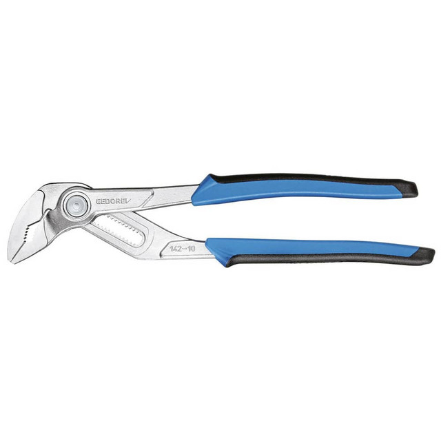 Gedore 2668238 Slip Joint Pliers; Jaw Texture: Serrated ; Jaw Length: 32mm ; Jaw Width: 37mm ; Overall Length: 180.00 ; Head Style: Narrow ; Handle Type: Knurled