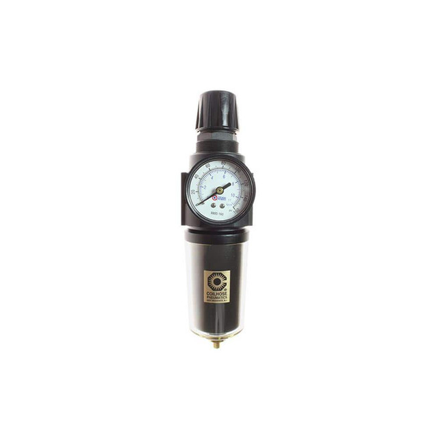 Coilhose Pneumatics 27FC6-GS FRL Combination Unit: 3/4 NPT, Standard, 1 Pc Filter/Regulator with Pressure Gauge