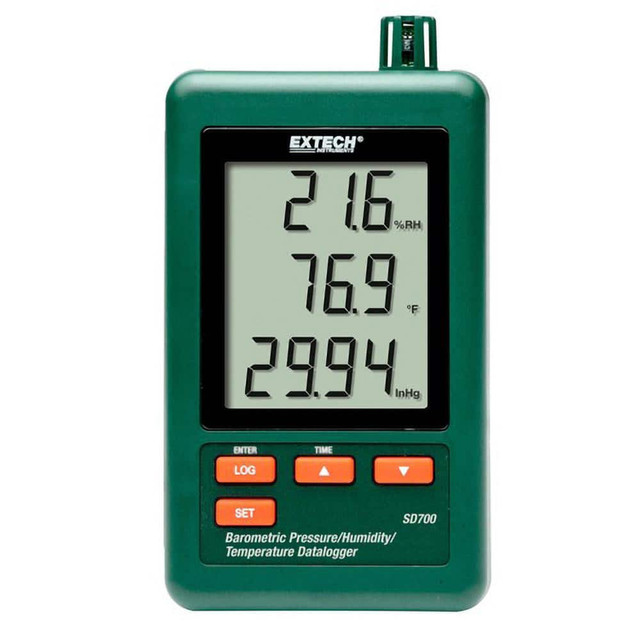 Extech SD700 32 to 122°F, 10 to 90% Humidity Range, Temp, Pressure Recorder